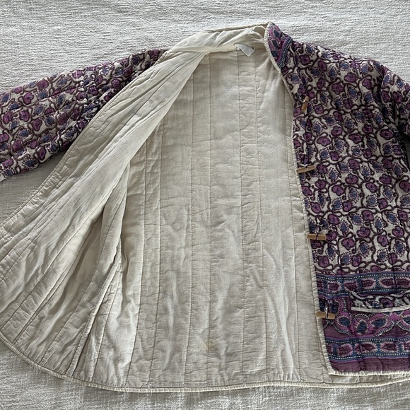 Vintage quilted Indian cotton jacket - Picture 2 of 9